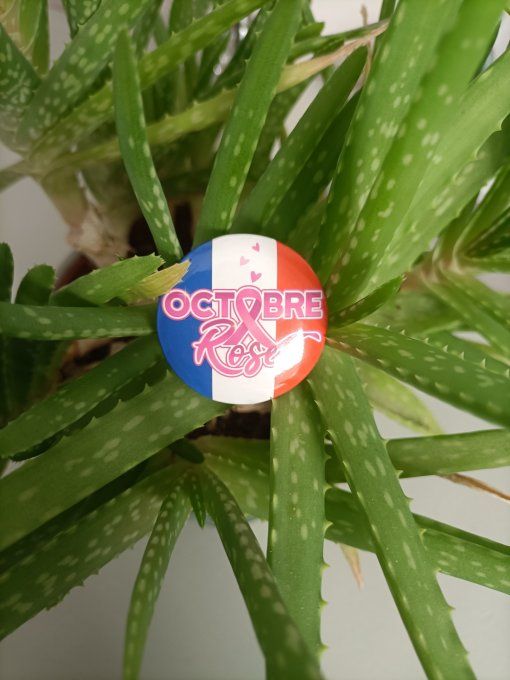 Badge Octobre Rose