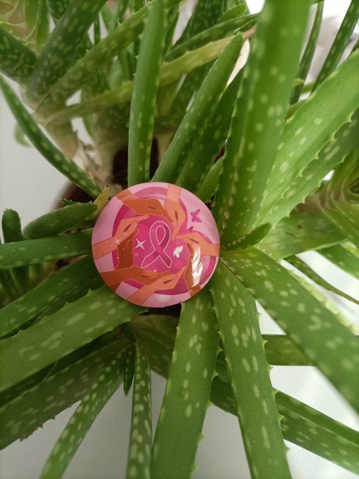 Badge Octobre Rose