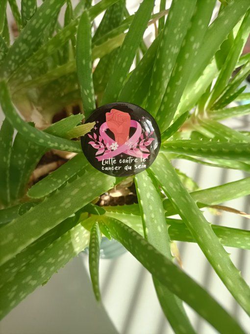 Badge Octobre Rose