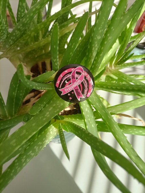 Badge Octobre Rose