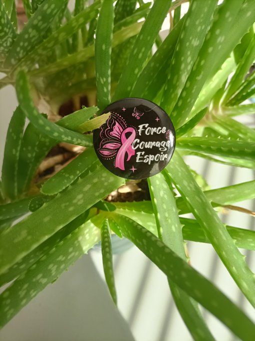 Badge Octobre Rose