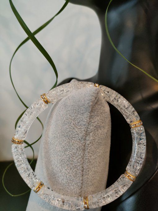 Bracelet tubulaire craquelet B7 