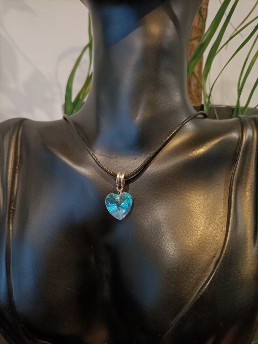 Collier Coeur Blanc
