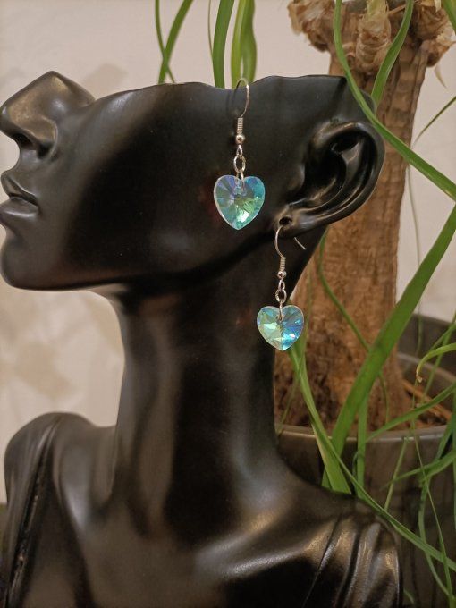 Boucle d'oreille coeur