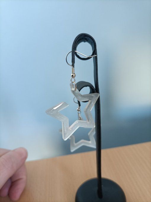 Boucles d'oreilles étoile