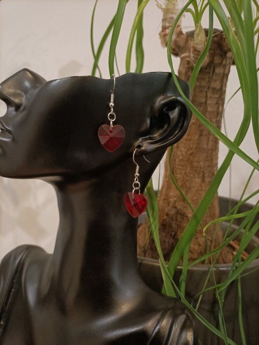 Boucle d'oreille coeur