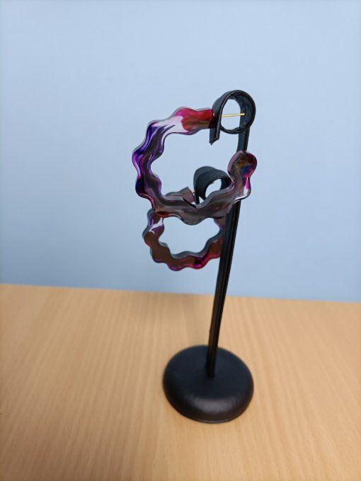 Boucles d'oreilles Zig zag