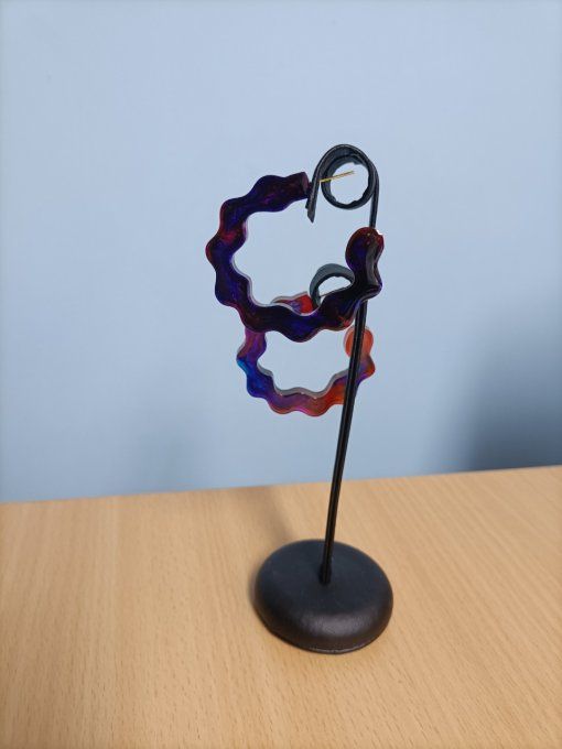 Boucles d'oreilles Zig zag
